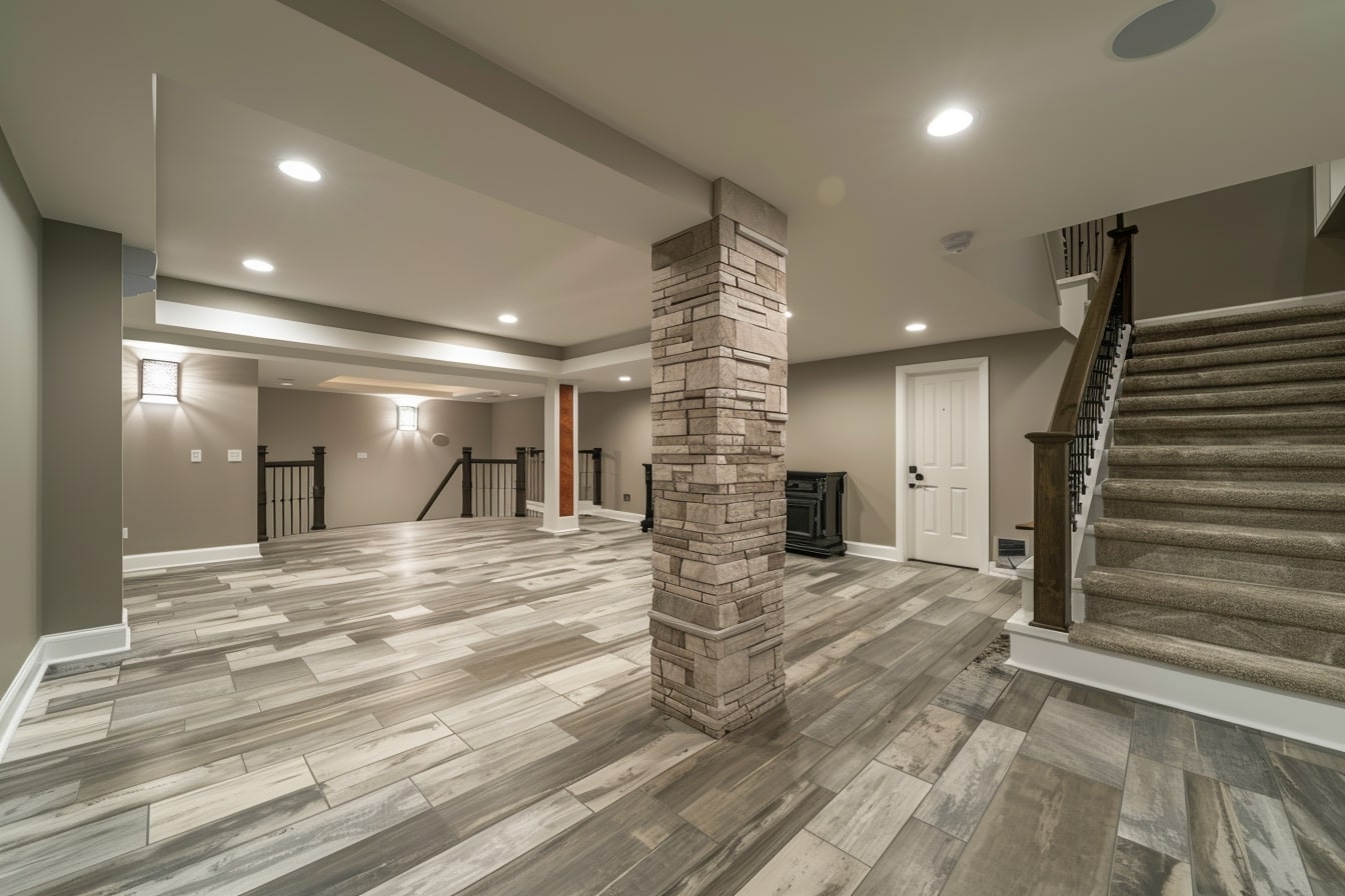 High-End Basement Finishes